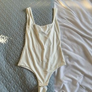 Pretty little thing white tank bodysuit
